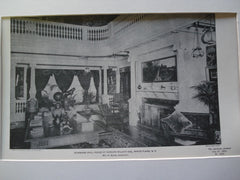 Staircase Hall: House of Howard Willets, Esq., White Plains, NY, 1901, Wm. H. Beers