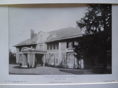 House of John E. Alexandre, Esq., Lenox, MA, 1905, Guy Lowell