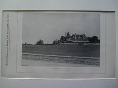 Lawn Front: House at Rye, Rye, NY, 1900, Nathan C. Mellen