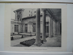 Court from Loggia in the Royal Italian Embassy , Washington, DC, 1927, Warren & Wetmore