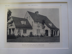 House of Mr. John W. Calder , Utica, NY, 1927, Bagg & Newkirk