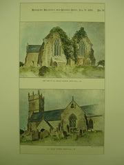 All Souls' Church in God's Hill, Isle of Wight, UK, 1895, Unknown