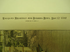 Public School , Noblesville, IN, 1892, Wing and Mahurin