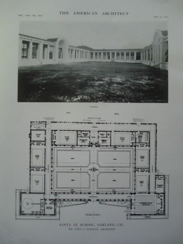 Santa Fe School , Oakland, CA, 1915, Mr. John J. Donovan