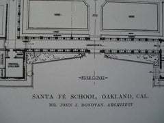 Santa Fe School , Oakland, CA, 1915, Mr. John J. Donovan
