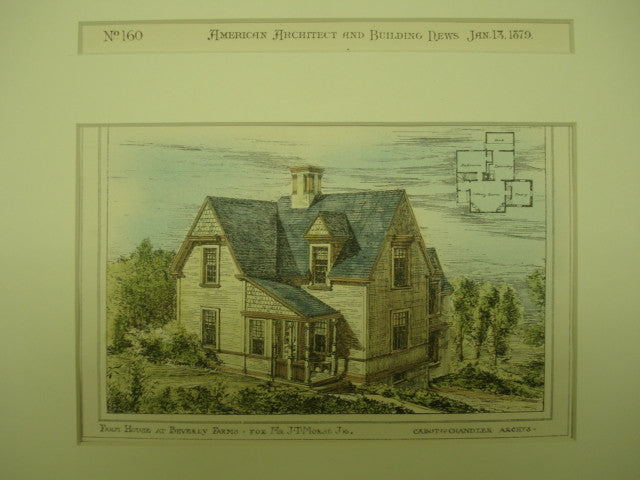 Farm House for Mr. J. T. Morse, Jr., Beverly Farms, MA, 1879, Cabot & Chandler
