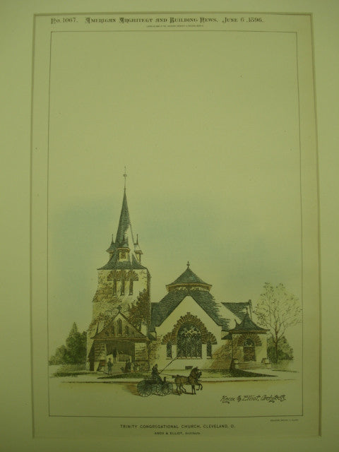 Trinity Congregational Church , Cleveland, OH, 1896, Knox & Elliot