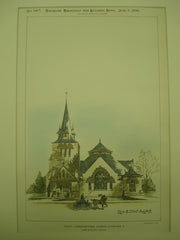 Trinity Congregational Church , Cleveland, OH, 1896, Knox & Elliot