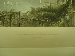 View of the Hudson River from Ruggle's House , Newburgh, NY, 1871, N/A