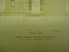 Trinity Church, Newton Center, MA, 1916, George W. Chickering