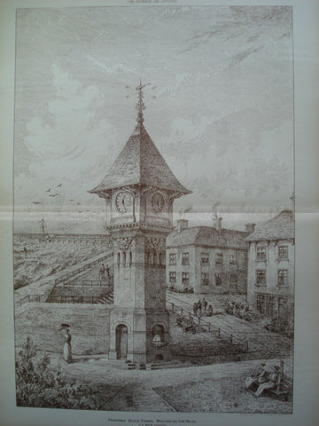 Proposed Clock-Tower, Walton-on-the-Naze, Essex, England, UK, 1893, J.S. Moye