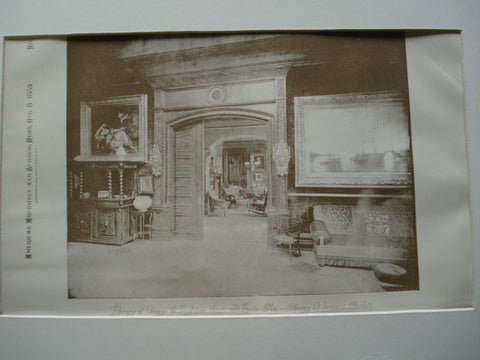 Library of George E. Leighton, Esq., St. Louis, MO, 1885, Henry G. Isaacs