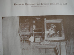 Library of George E. Leighton, Esq., St. Louis, MO, 1885, Henry G. Isaacs