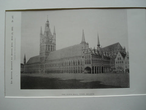 The Town Hall , Ypres, Belgium, EUR, 1885, Unknown