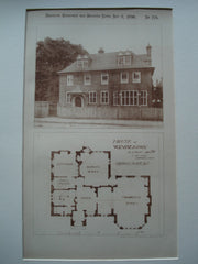 House at Wimbledon, Wimbledon, London, England, UK, 1890, E.J. May