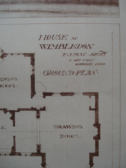 House at Wimbledon, Wimbledon, London, England, UK, 1890, E.J. May