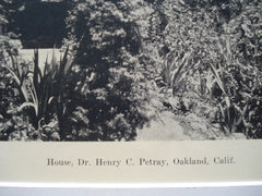 House of Dr. Henry C. Petray , Oakland, CA, 1930, Miller & Warnecke