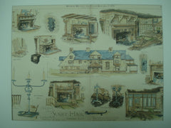 Sketches from Sunset Hall , Lawrence, NY, 1884, Lamb & Rich