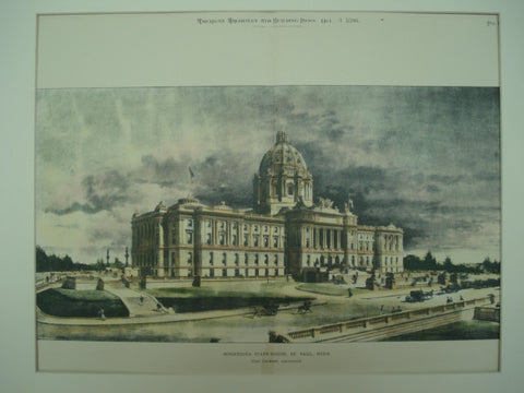 Minnesota State-House , St. Paul, MN, 1896, Cass Gilbert