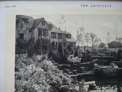Water Garden for the Residence of C.M. Day, Esq., Jackson, MI, 1930, Beckett and Akitt