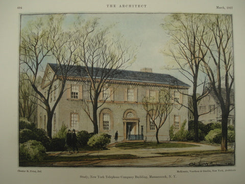 New York Telephone Company , Mamaroneck, NY, 1927, McKenzie, Voorhees & Gmelin