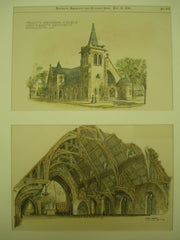 Trinity Memorial Church, Binghamton, NY, 1896, Lacey & Bartoo