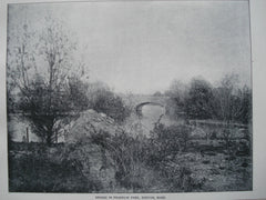 Bridge in Franklin Park, Boston, MA, 1901, Unknown
