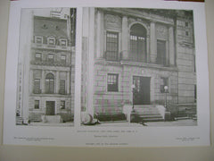 Delta-Phi Club-House on West 116th Street, New York, NY, 1907, Thomas Nash
