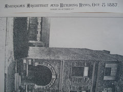 House of Edward Reese, Esq., Baltimore, MD, 1887, J.A. & W.T. Wilson