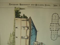 Hospital for the State Orphan Asylum, Corsicana, TX, 1898, F. S. Glover and G. Allen