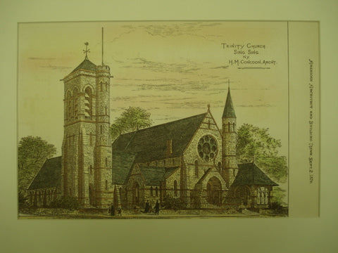 Trinity Church , Sing Sing, NY, 1876, H. M. Concdon