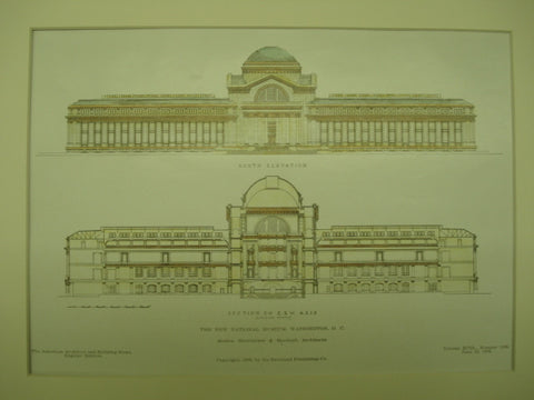 New National Museum , Washington, DC, 1908, Hornblower & Marshall