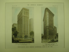 Madison Avenue Building and the U. S. Rubber Building, New York, NY, 1912, C. A. Valentine and Carrere & Hatings