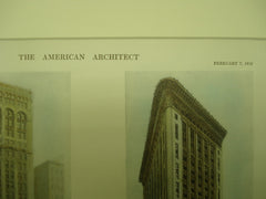 Madison Avenue Building and the U. S. Rubber Building, New York, NY, 1912, C. A. Valentine and Carrere & Hatings