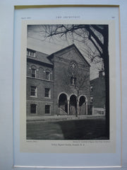 Italian Baptist Church , Newark, NJ, 1927, Electus D. Litchfield & Rogers