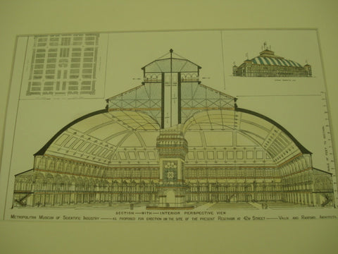 Metropolitan Museum of Scientific Industry, New York, NY, 1877, Vaux and Radford