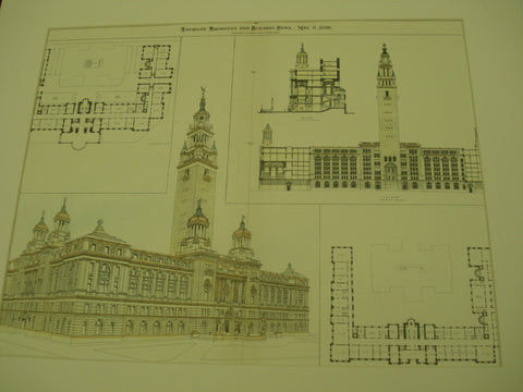 Proposed City Hall, New York, NY, 1896, Eames and Young