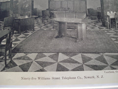 Interior of the Ninety-Five Williams Street Telephone Co., Newark, NJ, 1930, Voorhees, Gmelin & Walker