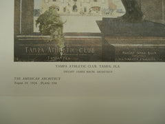 Tampa Athletic Club , Tampa, FL, 1926, Dwight James Baum