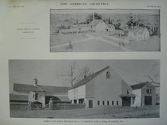Barn and Polo Stable of A.J. Drexel Paul, Esq., Radnor, PA, 1915, Messrs. Mellor & Meigs