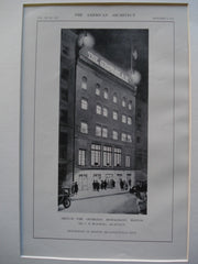 Sketch of the Georgian Restaurant , Boston, MA, 1912, Mr. C.H. Blackall