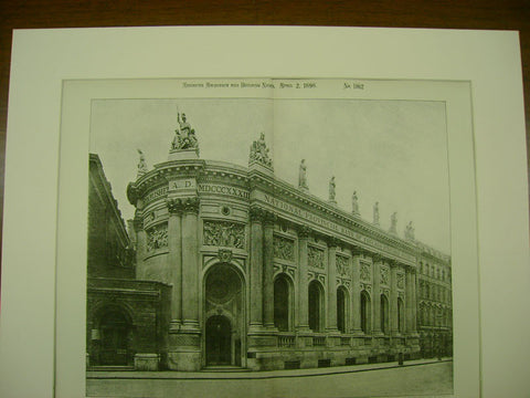 Provincial Bank of England, London, UK, 1898, John Gibson