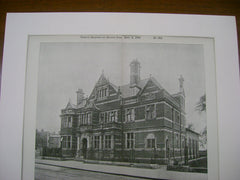 Public Library, Shepherd's Bush, LDN, UK, 1898, Maurics B. Adams