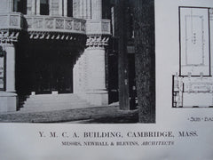 Y.M.C.A. Building , Cambridge, MA, 1912, Newhall & Blevins