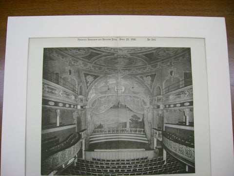 Grand Lyric Hall, Dublin, Ireland, EUR, 1898, W. H. Byrne