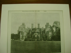 Broome Park, Barham, England, UK, 1898, Unknown