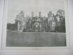 Broome Park, Barham, England, UK, 1898, Unknown