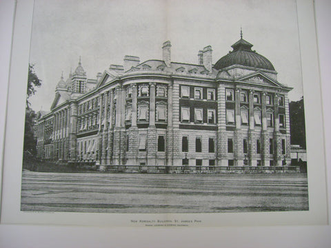 New Admiralty Buildings, St. James Park, England, UK, 1898, Myers, Leeming & Leeming