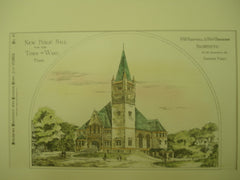 New Public Hall, Ware, MA, 1885, H. W. Hartwell and Wm. C. Richardson