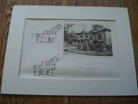 House of Dan Fellows Platt, ESQ, Englewood, NJ, 1909, Messrs. Davis, McGrath & Kiessling